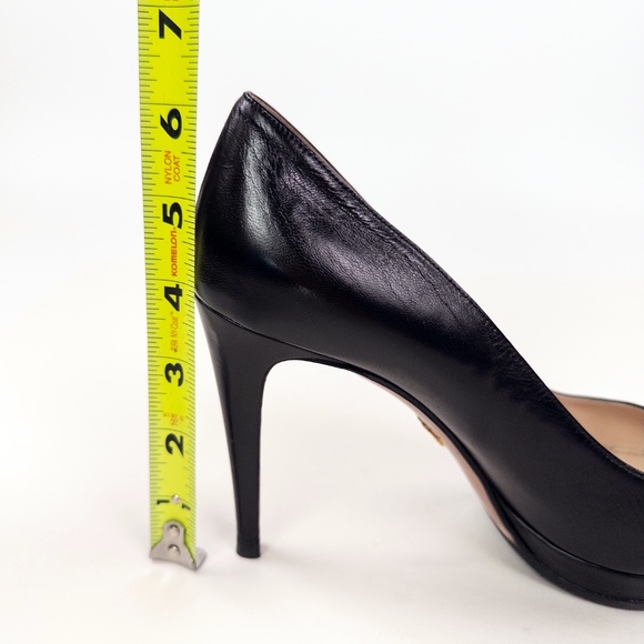 Prada Vitello Lux 3 Platform Pumps Heels - Picture 7 of 8